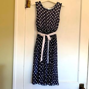 Polka dots dress girl size 10